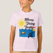 Moms Diving Buddy Design - T-Shirt de base pour en (Devant)