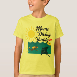 Moms Diving Buddy Design - T-Shirt de base pour en