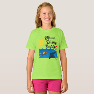 Moms Diving Buddy Design - T-Shirt de base pour fi