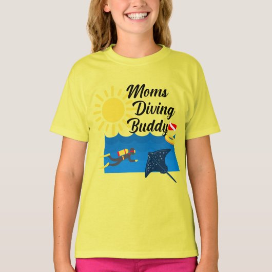 Moms Diving Buddy Design - T-Shirt de base pour fi (Devant)