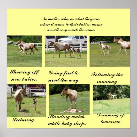 Moms en baby's poster (Voorkant)