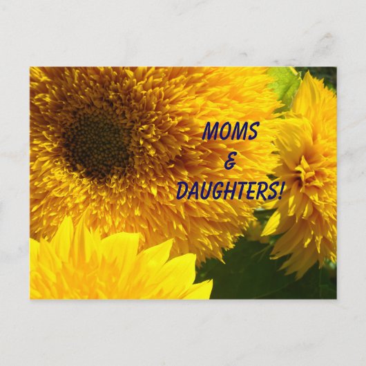 Moms & Filles ! Invitations Déjeuner Événements (Devant)
