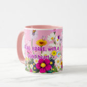 Mom's floral coffee mug (Devant gauche)