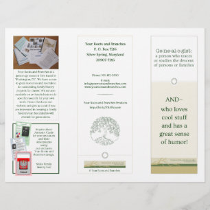 Mom's Genealogie Brochures PNG