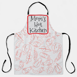 "Mom's Hot Kitchen" Cadeau Schort