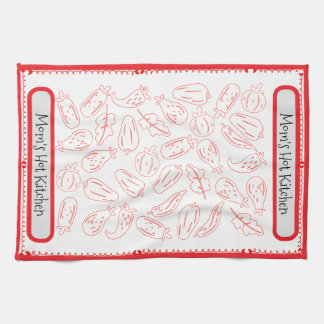 "Mom's Hot Kitchen" Moederdag cadeau Theedoek