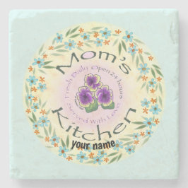 Moms Keuken op maat Stenen Onderzetter