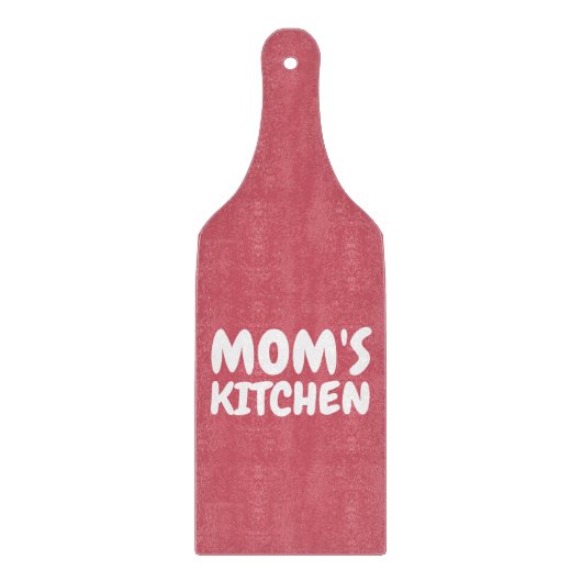 MOM'S KITCHEN CUTTING BOARD PADDLE SNIJPLANK (Voorkant)