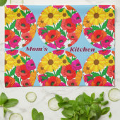 Mom's Kitchen Retro Flower Dopamine Decor Theedoek (Gevouwen)
