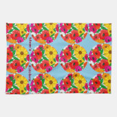 Mom's Kitchen Retro Flower Dopamine Decor Theedoek (Horizontaal)