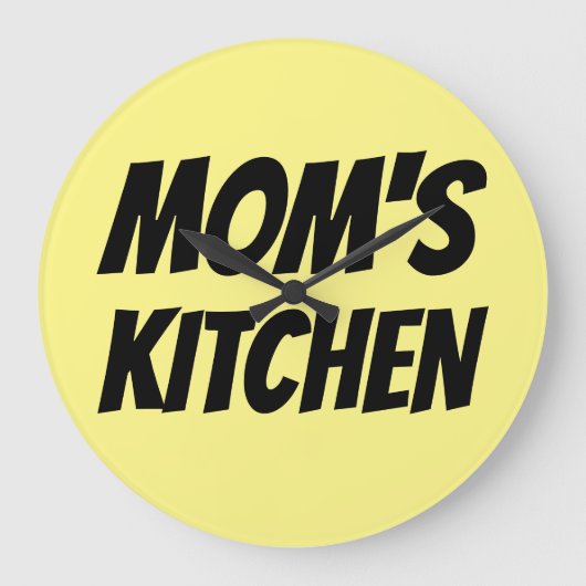 MOM'S KITCHEN WALL CLOCKS GROTE KLOK (Voorkant)