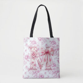 Mom's Light Pink Chinoiserie Grote Schouder Tas