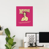 Moms: Net als Dads alleen slimmer Poster (Thuiskantoor)