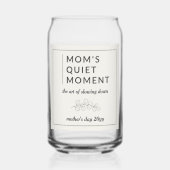 Mom's Quiet Moment Minimal Botanical Mother's Day (Verso)