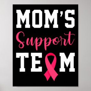 Moms Support Team Overlevende Borstkanker Bewustzi Poster