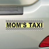 MOM'S TAXI BUMPERSTICKER (Op auto)