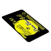 Moms Taxi en drive Thru Grill Funny Retro Gezegde Magneet (Rechterzijde)