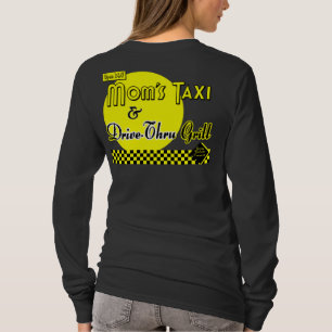 Moms Taxi en drive-Thru Grill Retro T-shirt