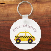 Moms Taxi Service Sleutelhanger (Voorkant)