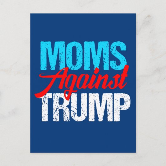 Moms tegen Trump Briefkaart (Voorkant)
