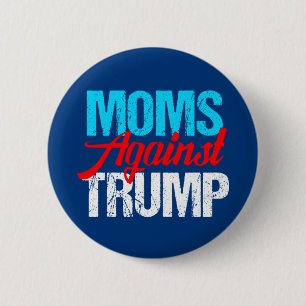 Moms tegen Trump Ronde Button 5,7 Cm