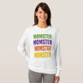 Momster Dripping Font Generic Halloween Costume T-shirt (Voorkant volledig)