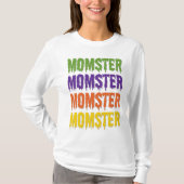 Momster Dripping Font Generic Halloween Costume T-shirt (Voorkant)