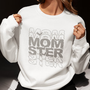 Momster Halloween Maman Funny Sweatshirt d'automne
