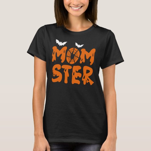 Momster Halloween Mom T-shirt (Voorkant)
