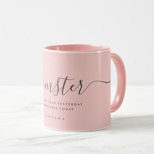 MOMSTER MOM LIFE STRONGER DAN GISTEREN KOFFIE MOK (Voorkant rechts)