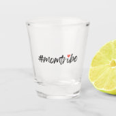 #MomTribe | Modern Moederschap Script Moederdag Shot Glas (Voorkant)