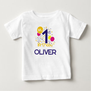 Mon 1er Anniversaire - T-Shirt pour Bébé Garçon ou