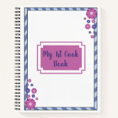 Mon 1er livre de cuisine | Carnet Spiral (Devant)