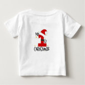 Mon 1er Noël - Festive Baby T-Shirt Design (Dos)