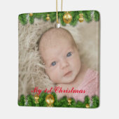 Mon 1er ornement de décoration d'arbre photo de No (Gauche)