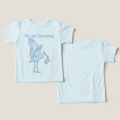 Mon 1er T-shirt bébé de Noël (Design Recto & Verso)