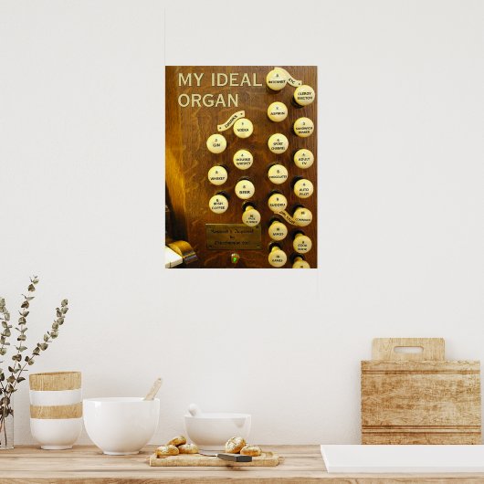 Mon affiche d'orgue idéale (Cuisine)