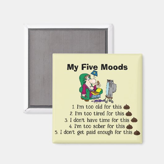 Mon aimant Cinq Humeurs (Recto/Verso)