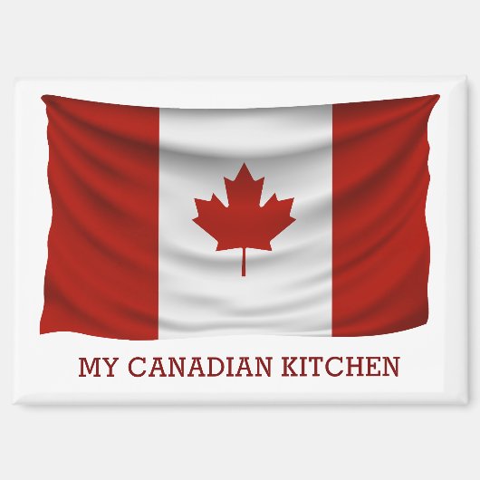 Mon aimant de cuisine canadien (Recto)
