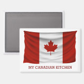 Mon aimant de cuisine canadien (Recto/Verso)