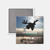 Mon aimant de la rivière Yukon Life (Recto/Verso)