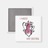 MON Aimant SOEUR ME MANQUE (Recto/Verso)