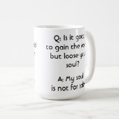 Mon âme (moderne) tasse à café (Devant droit)