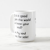 Mon âme (moderne) tasse à café (Devant gauche)