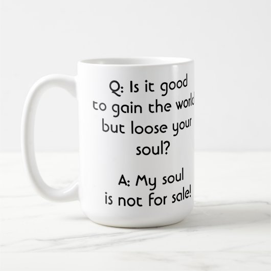 Mon âme (moderne) tasse à café (Gauche)