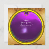 MON amethyst paars perkament Kaart (Achterkant)