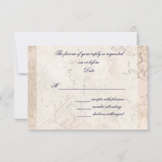 Mon ami fidèle RSVP (Dos)