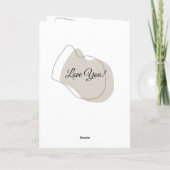 Mon Ami La Carte De Voeux Personnalisable (Dos)