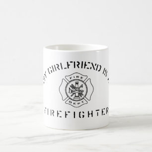 Mon amie est une tasse de sapeur-pompier