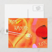Mon Amour Briefkaart (Voorkant / Achterkant)
